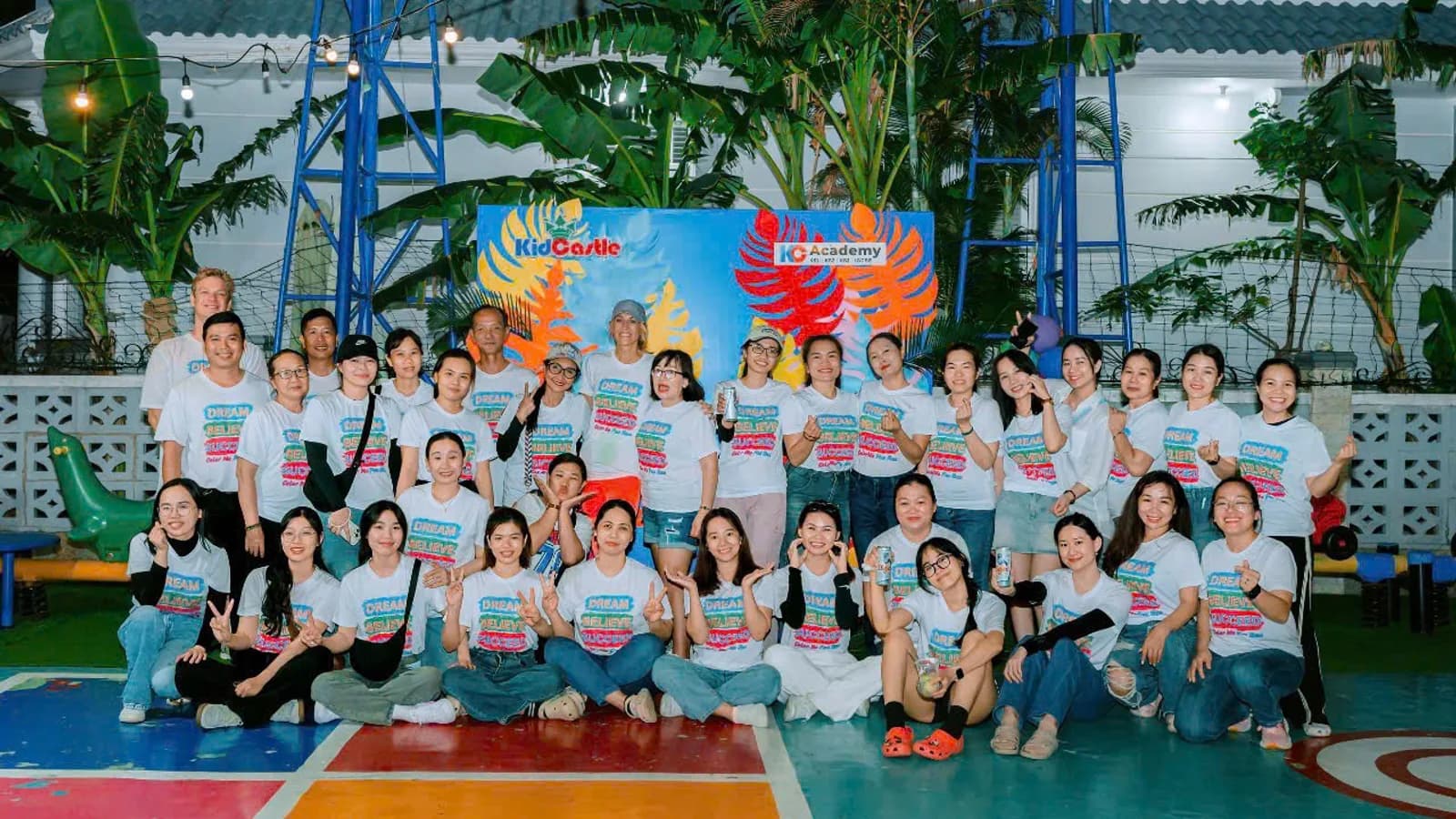 The Kid Castle International teaching and administration team together